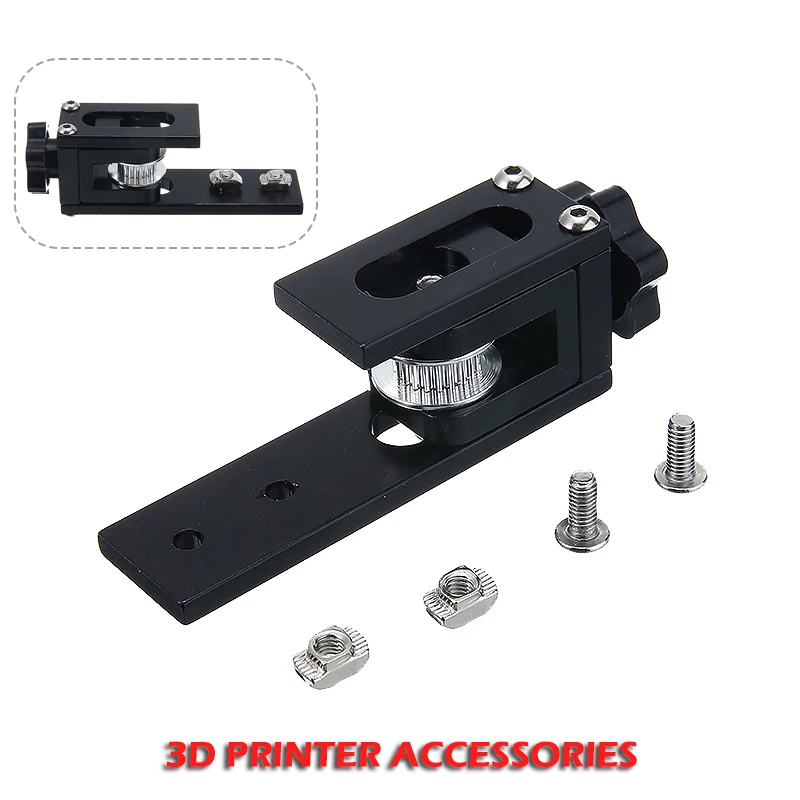 

MAYITR 1set High Quality X-axis Timing Belt Tensioner Durable Synchronous Stretching Belt For 2020/2040 Aluminum Profile Printer