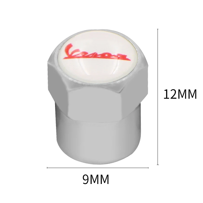 4 шт. автомобильные аксессуары для украшения шин колпачки клапанов запчасти Vespa