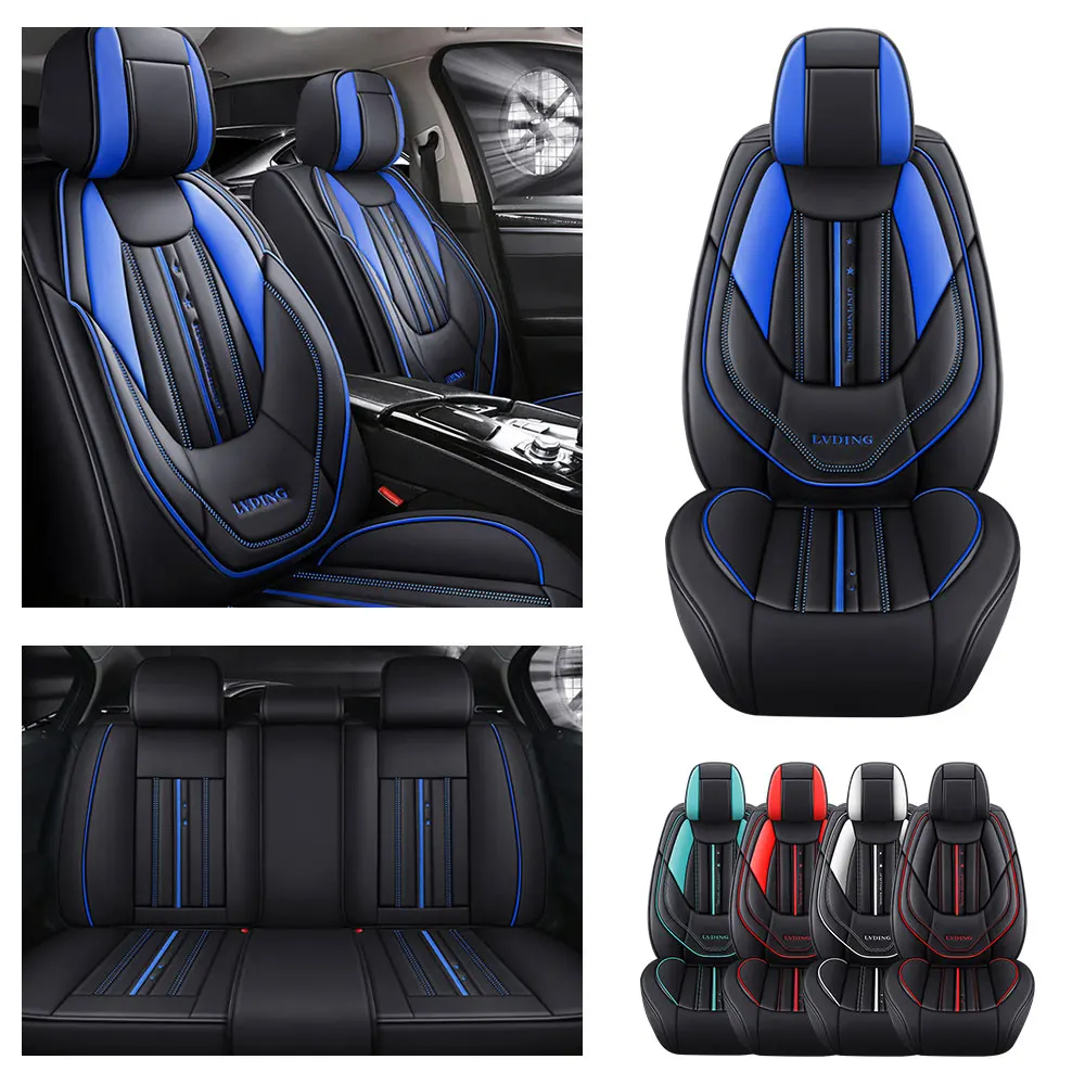 

5Seats Leather Car Seat Covers For MAZDA CX-3 CX-5 CX-7 CX-9 BT50 MX-5 MX-5 Miata RX8 Tribute Mazda 3 5 6 7 Chair Seat Cushion