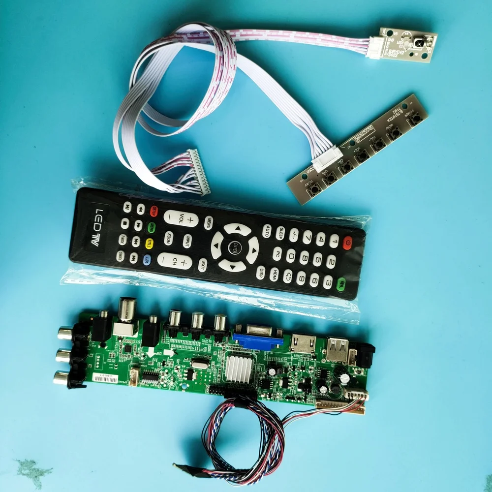 

Kit For SD101IA-01H DVB-T DVB-T2 40pin HDMI AV Signal controller board digital LED USB VGA TV 1280X800 10.1" remote Panel LCD