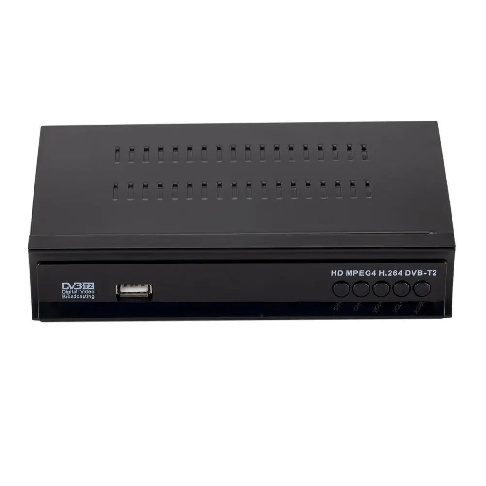 DVB-T2 TV H.265 Tuner Terrestrial Receiver DVB S/S2 Digital Satellite Receiver Support H.265 AC3 Dobly WIFI Antenna TV Box