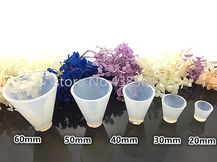 1 шт. кубик/Пирамида/конус/Треугольная УФ-смола форма из жидкого силикона формы