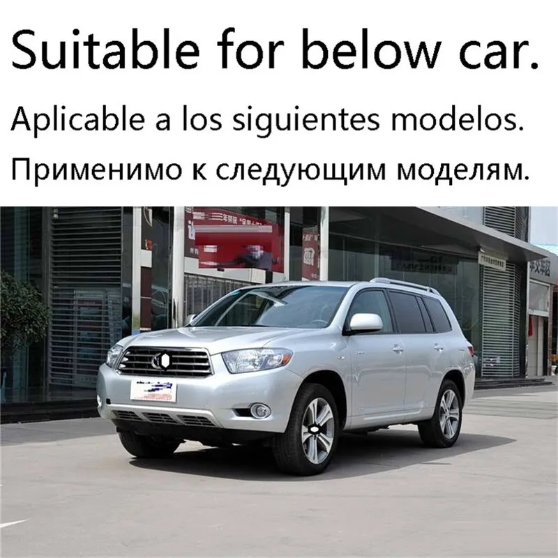 Лампы Cob части Automovil наружные Neblineros Para Автомобильные светодиодные Автомобильные фары в сборе 09 для Toyota Highlander