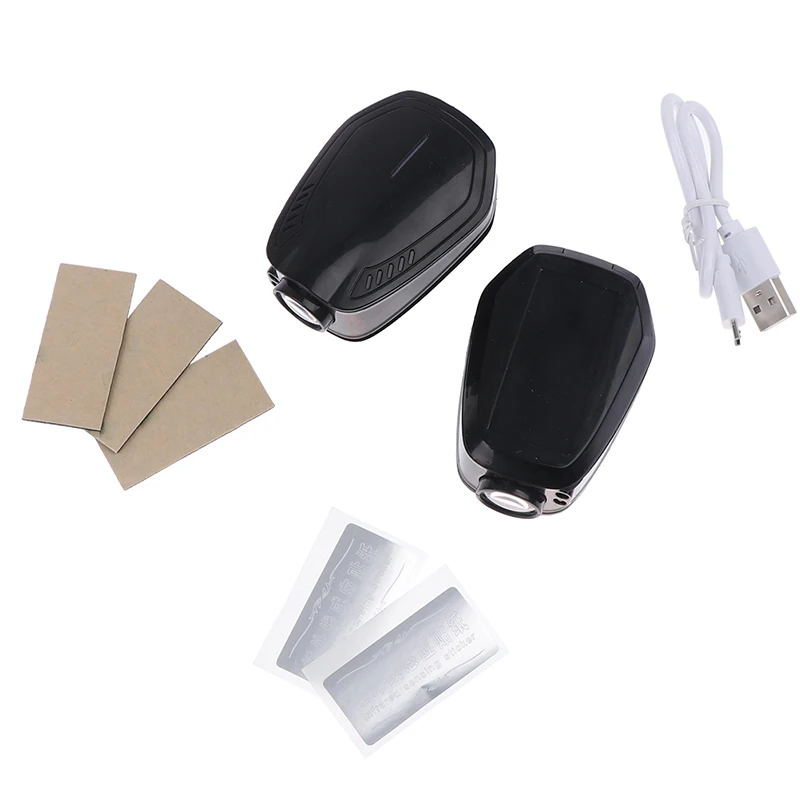 

2 шт. Перезаряжаемые пригласительные огни в дверь автомобиля логотип Светильник Универсальный Беспроводной лампой