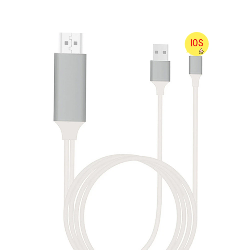 8 Pin HDMI кабель для разъема Lightning к HD MI HDTV TV адаптер цифровой аудио видео 1080P iPad Pro Air