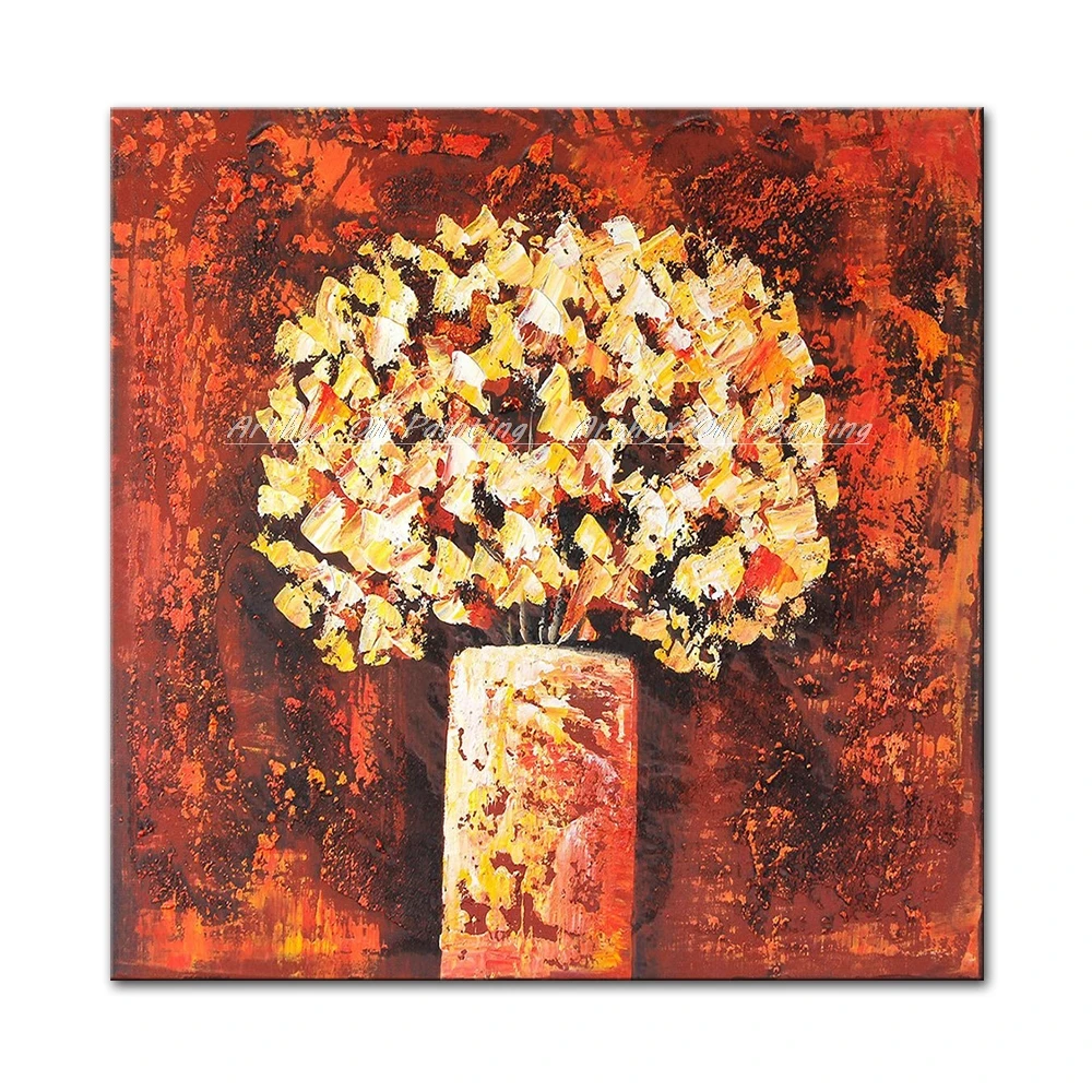 Arthyx Ручная роспись холст Картина маслом настенное Искусство Современная