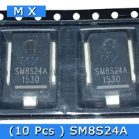 10 pcs sm8s24a tvs transient suppression stabilivolt diode do 218ab