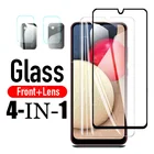 Защитное стекло 4 в 1 для Samsung Galaxy A02S, закаленное стекло для Samsung A02S, Защита экрана для Samsung a 02 s 02 s A025, стекло для объектива