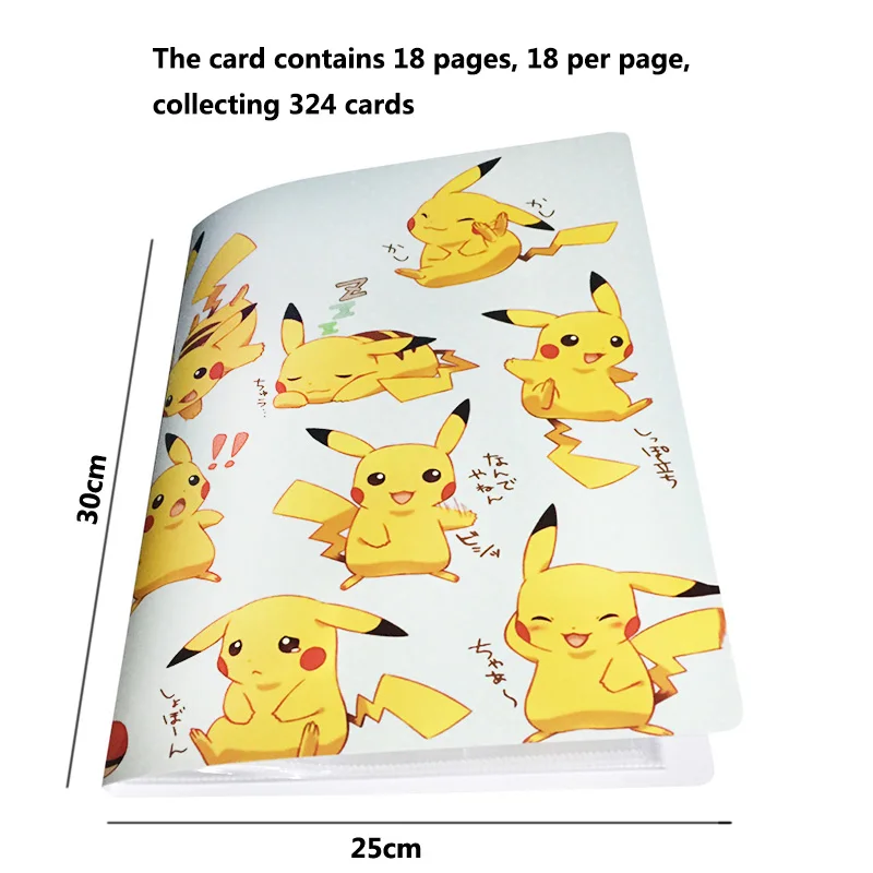 Карты Альбомы для Pokemon карты игрушки коллекция книг большой размер подарки детей