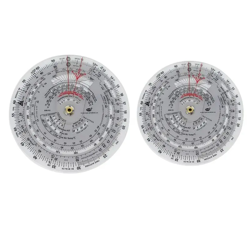 E6B авиационный круговой векторный компьютерный калькулятор круглой формы для