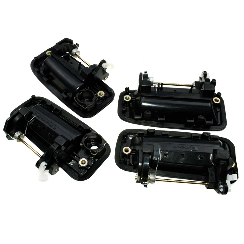

4 PCS(Front Rear Left Right)Outside Outer Exterior Door Handle For Toyota Corolla 1988-1992 69210-12110 69220-12110