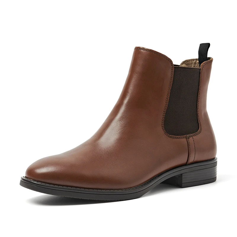 2020 Бесплатная доставка Женские ботильоны Челси ручной работы из натуральной