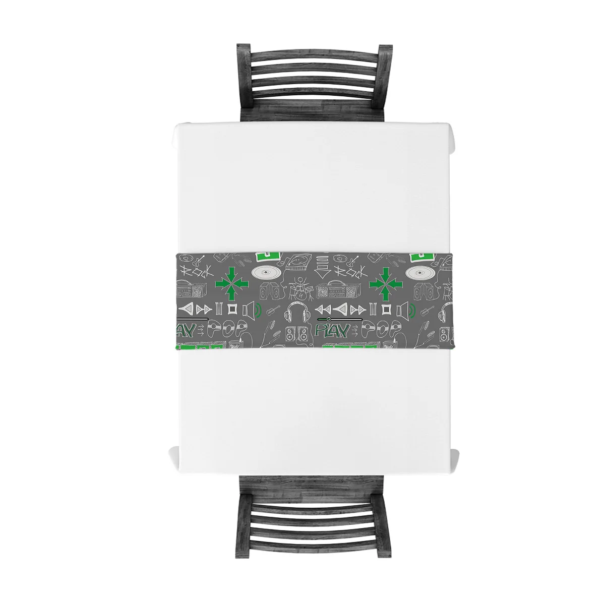 Серые современные скатерти в стиле ретро декоративная подставка для вечерние ла