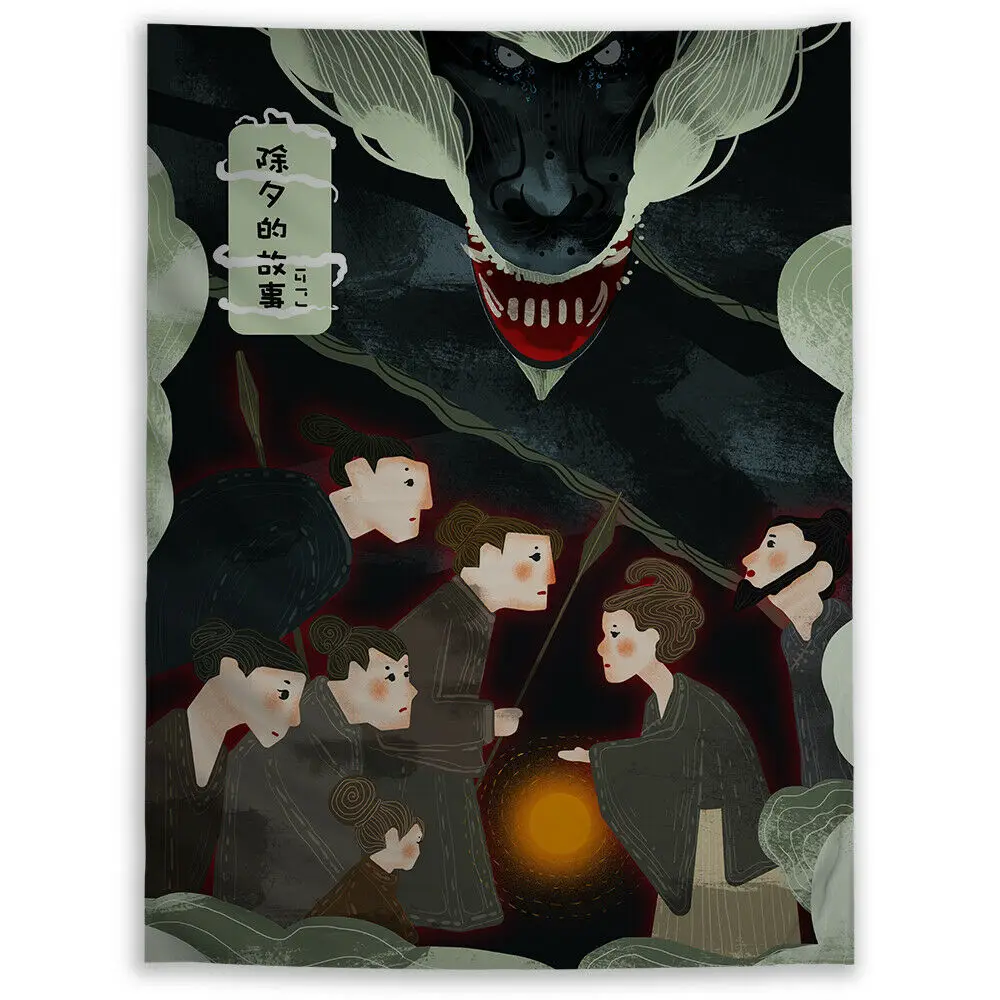 

Японская настенная подвеска Ukiyo-e, индивидуальное украшение для дома