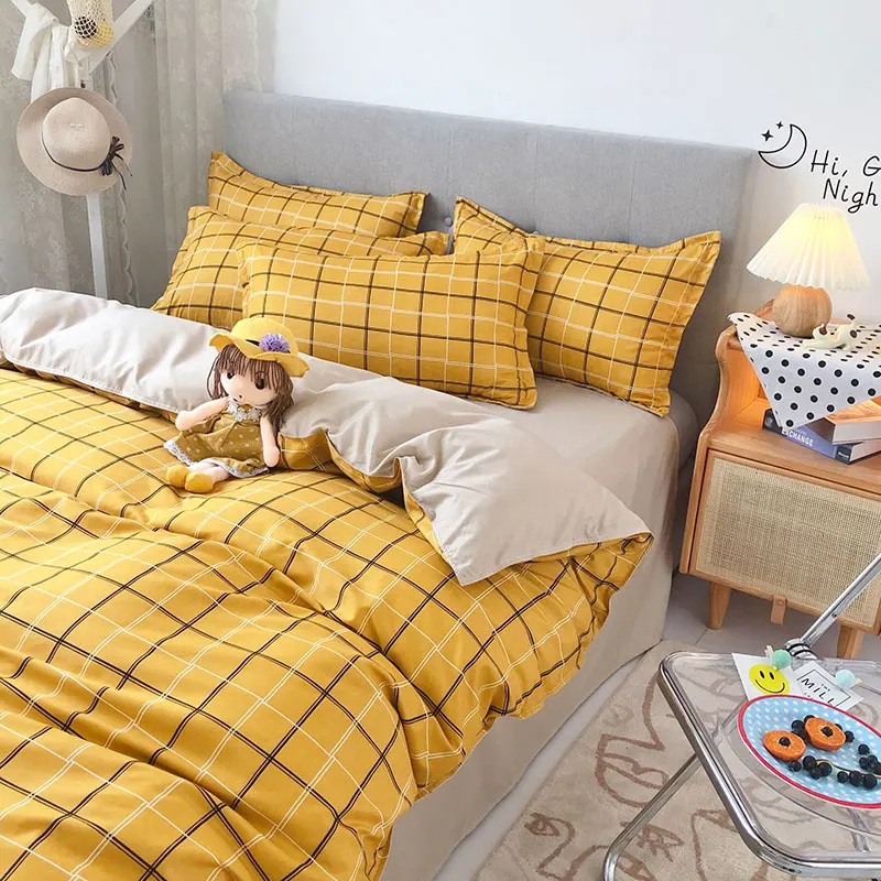 Комплект постельного белья в японском стиле пододеяльник с наволочкой 220x240