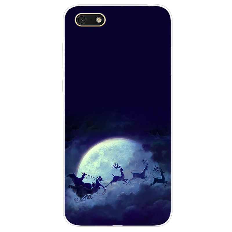 

Soft Silicone Case For Huawei Honor 7A DUA-L22 Case Soft TPU Christmas Phone Case For Honor 7C AUM-L41 5.7 7A Pro 7S Case Cover