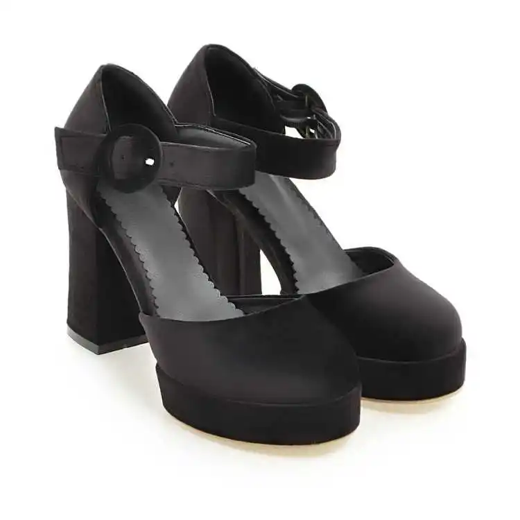 

Fashion large size 40-48 women's shoes water table super high heel thick heel hollow small size women's sandals
