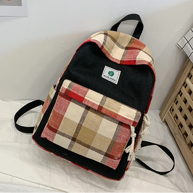 Новинка 2019 женский рюкзак ретро для студентов школьная сумка рюкзаки