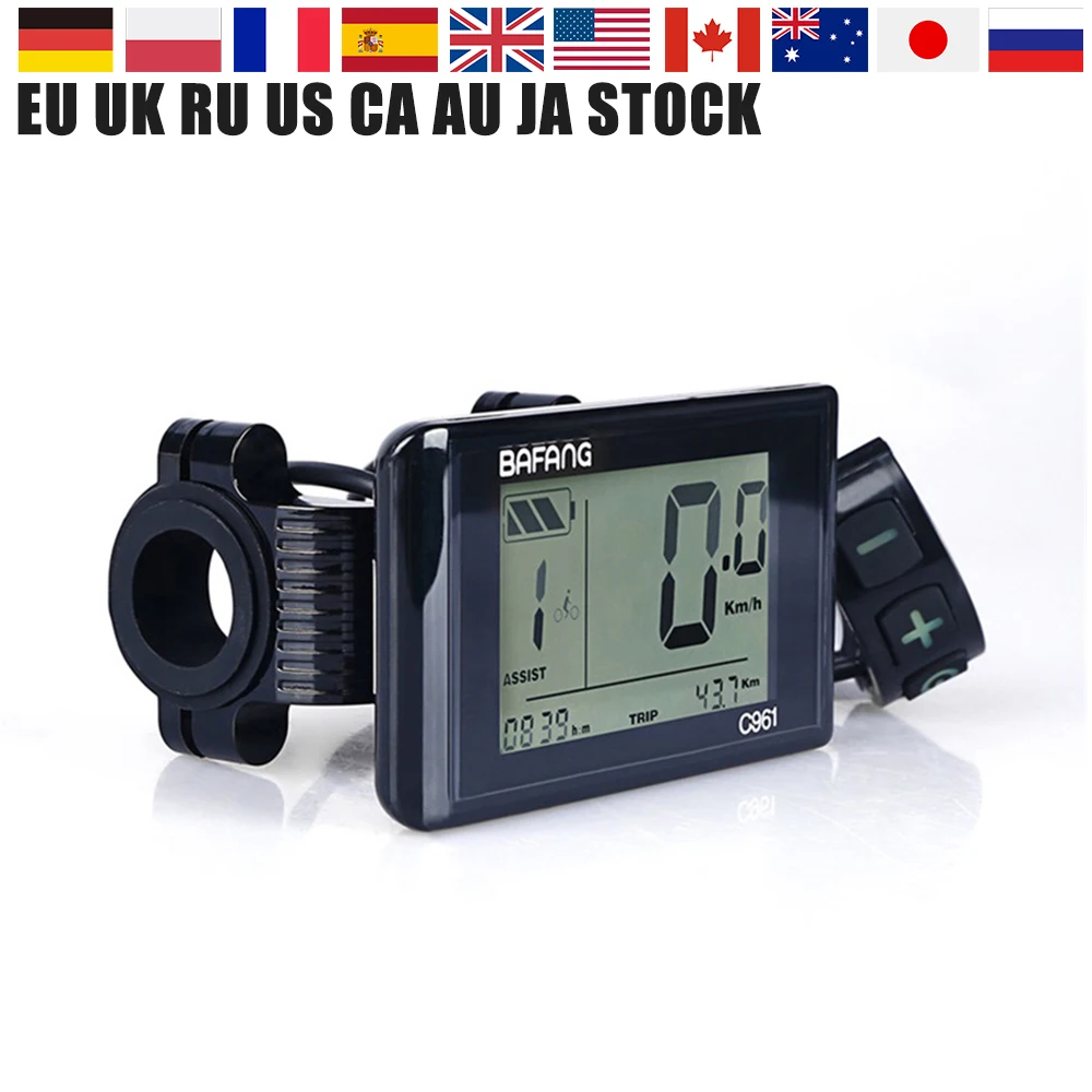 Жк дисплей среднего двигателя Bafang DP C01.UART C961 для BBS01B BBS02B BBSHD компоненты