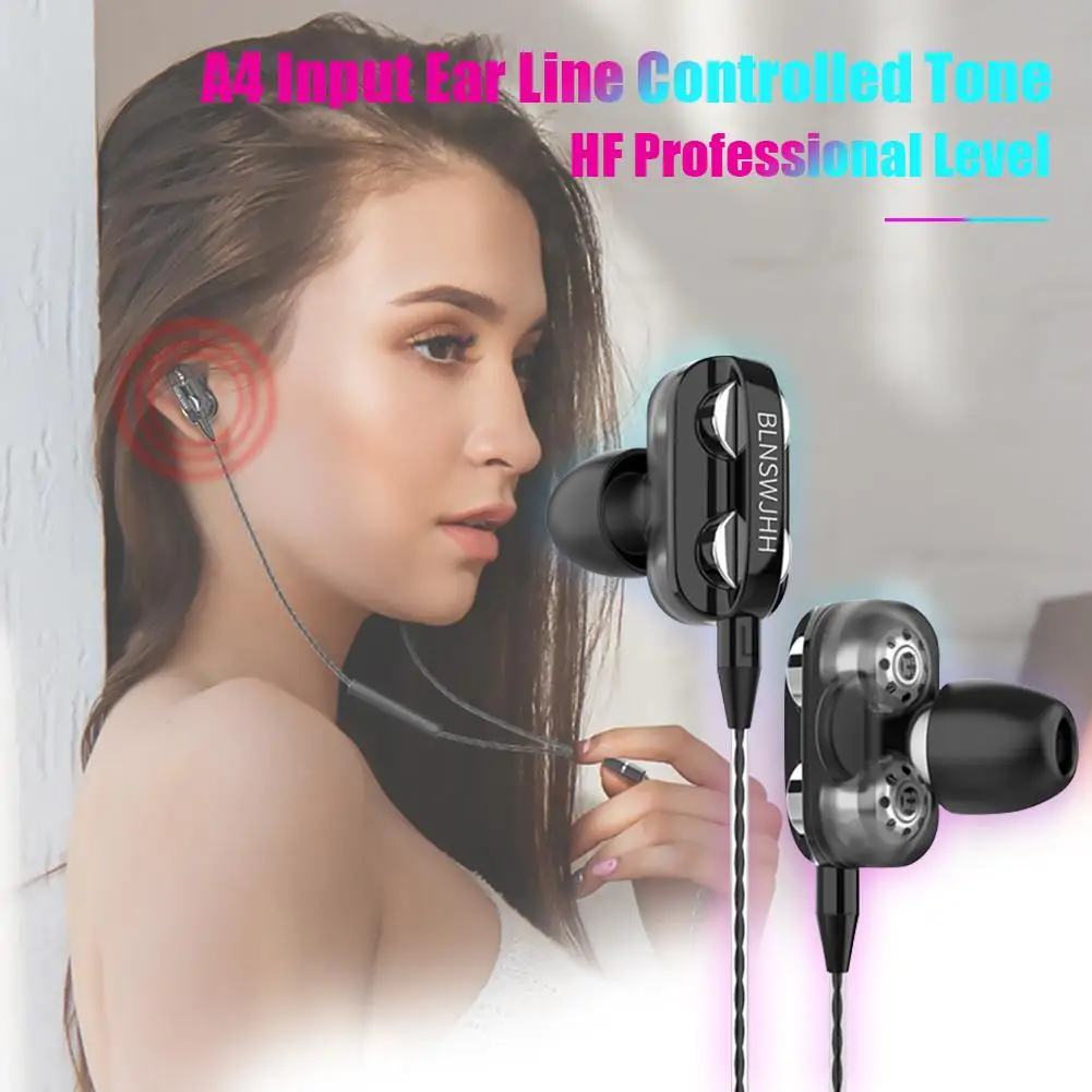 

A4 3.5mm In-Ear Stereo Earbuds Earphone Universal Sports Earbuds Running Headset Computer Ordinary Voice Game Audio Headphones