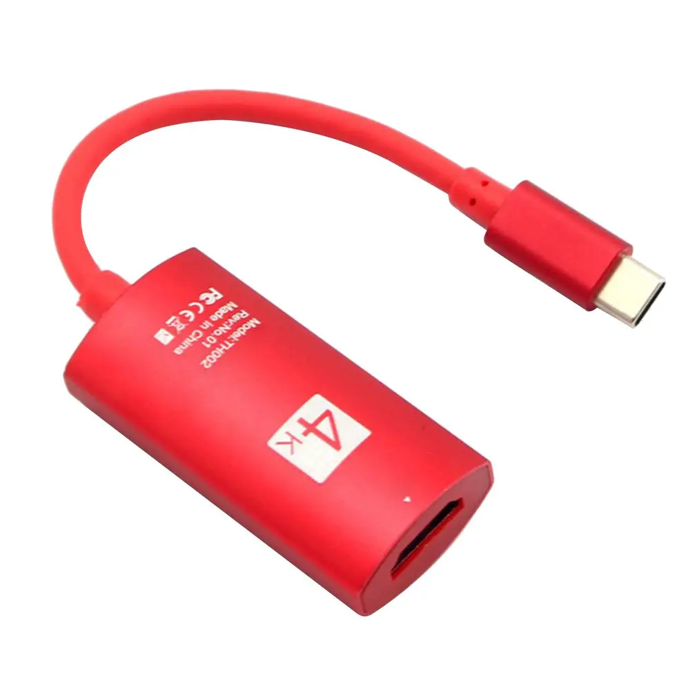 

Кабель Type C-HDMI-совместимый с телефоном Samsung Huawei на телевизор HDTV с преобразователем кабеля экрана