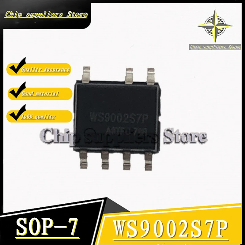 Микросхема драйвера питания для Светодиодный WS9002S7P SOP-7 100 S 9002 шт. 100% | Электронные