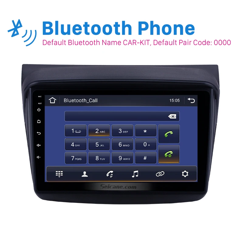 seicane 9 inch 8 core android 10 0 2din car multimedia player for mitsubishi pajero sportl2002006 triton2008 pajero 2010 free global shipping