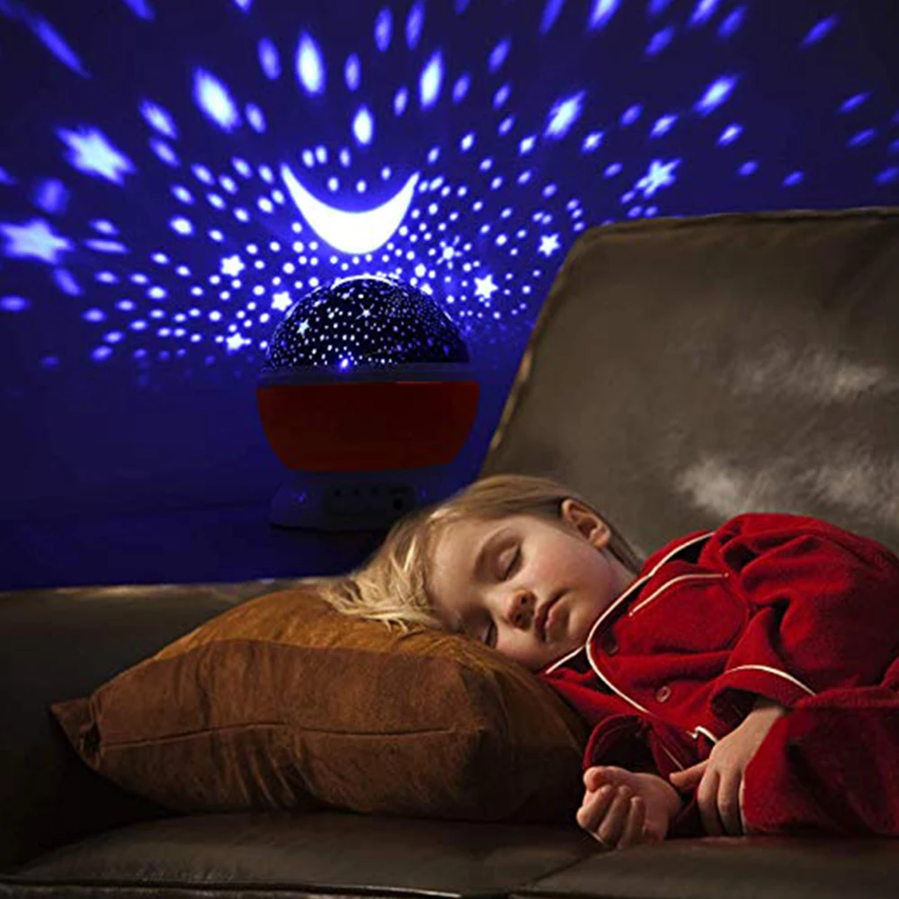 Aimkeeg Красочные звезд звездное небо Светодиодный Ночник проектор Луна лампы Батарея USB Спальня для детский ночник подарок от AliExpress WW