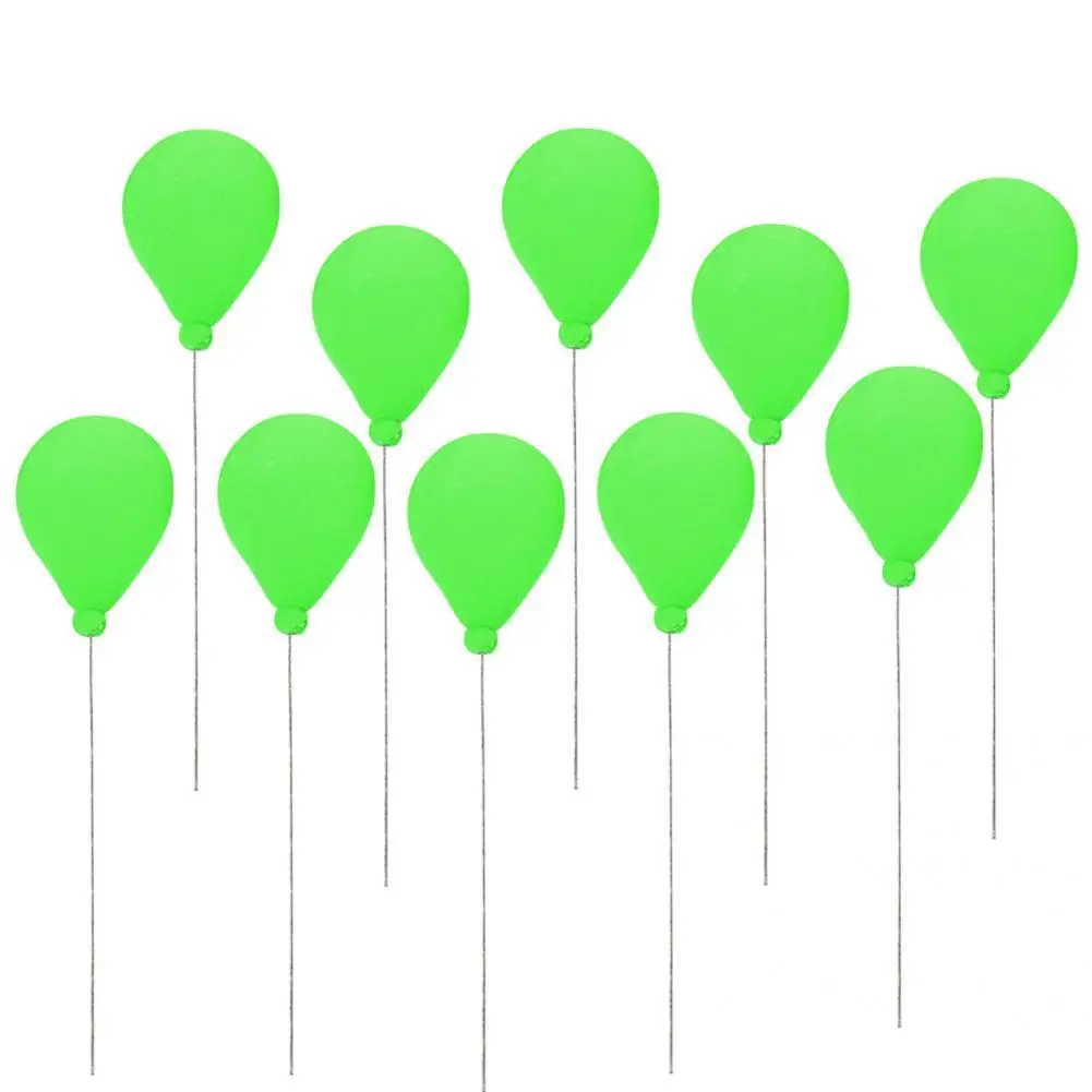 

Compact 10Pcs/Set Great Polymer Clay Miniature Balloon Clay Decor Balloon Ornament Multi-purpose for Shelf