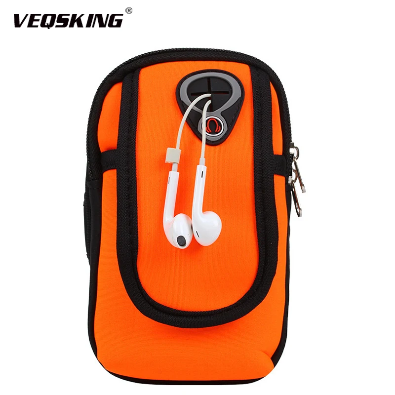 5 дюймовая водонепроницаемая сумка для бега двойной карманный спортивный рюкзак