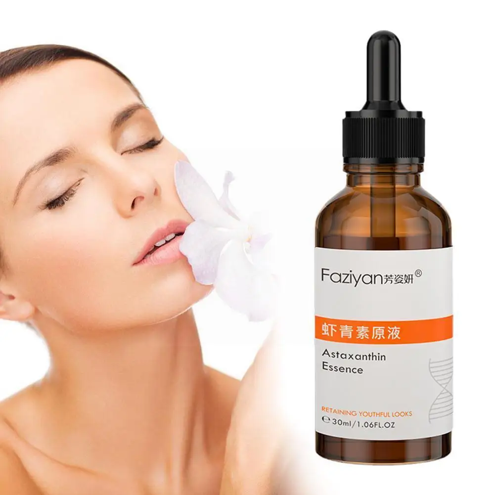 

Antioxidant Anti Aging Tasking Face Serum Essence Astaxanthin 30ml Serum Wrinkle Skin Essence Care Reduce Skin Age Spots V2d0