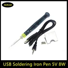 Электрический паяльник Mini USB 5 в 8 Вт, электрический портативный сварочный пистолет с индикатором, горячий утюг для сварки, Высококачественный нагревательный инструмент