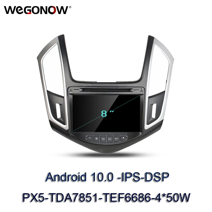 Android 10 0 64G ROM 8 Core для Chevrolet CRUZE 2013 2014 2015 автомобильный DVD-плеер Wifi BT5.0 RDS радио GPS Glonass
