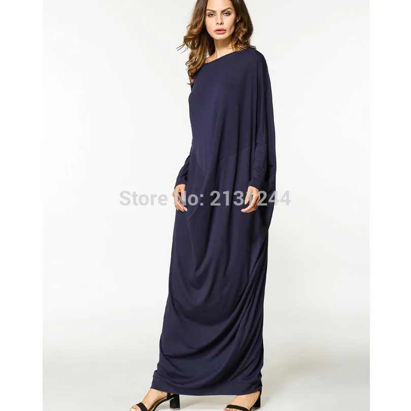 Модные женские повседневные платья больших размеров зимние 2018 новый стиль