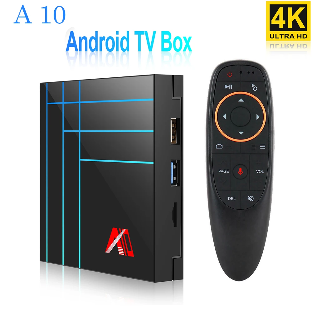 

A10 RK3318 STB Android 9.0 4G+64G 4k HD Network Player TV Box TV Set-Top Box to Receive Satellite Signals to Watch TV Programs