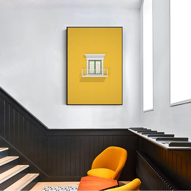 

Абстрактная архитектура, римская колонна, плакат на холсте, SELFLESSLY ART