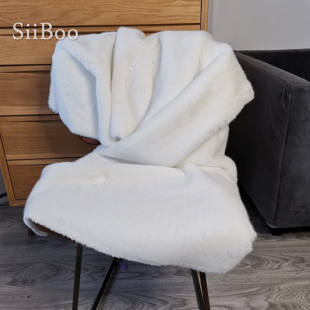 Высококачественная ткань из искусственного меха норки диаметром 1 5 см для женщин