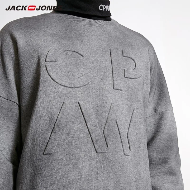 Мужской пуловер JackJones стильная толстовка модного дизайна 219133528|Мужские толстовки