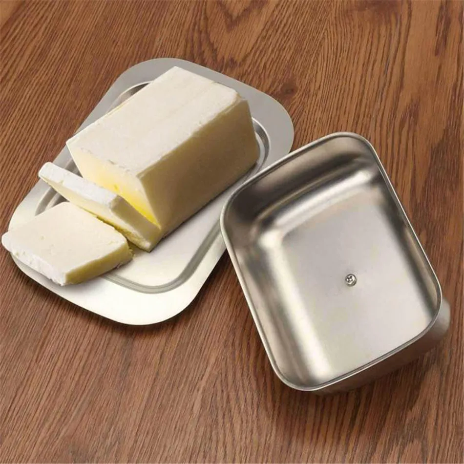 Контейнер для хранения масла TTLIFE 304 из нержавеющей стали контейнер сыра поднос с