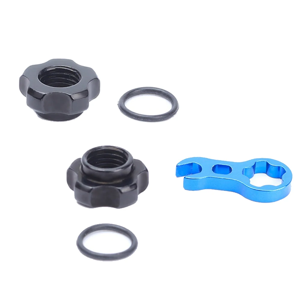

Alloy Bike Valve Adapter Removal Converts Schrader to Presta Conversion Nut