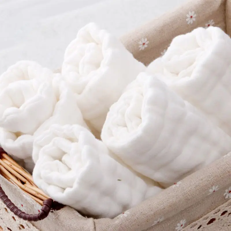 

5 Pack 12 Ply Baby Washable Diaper Reusable Soft Cotton Cloth Nappy Diaper for Newborn Infant