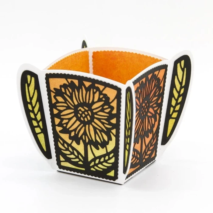 Металлические Вырубные штампы в виде цветочной корзины вырезанные формы для