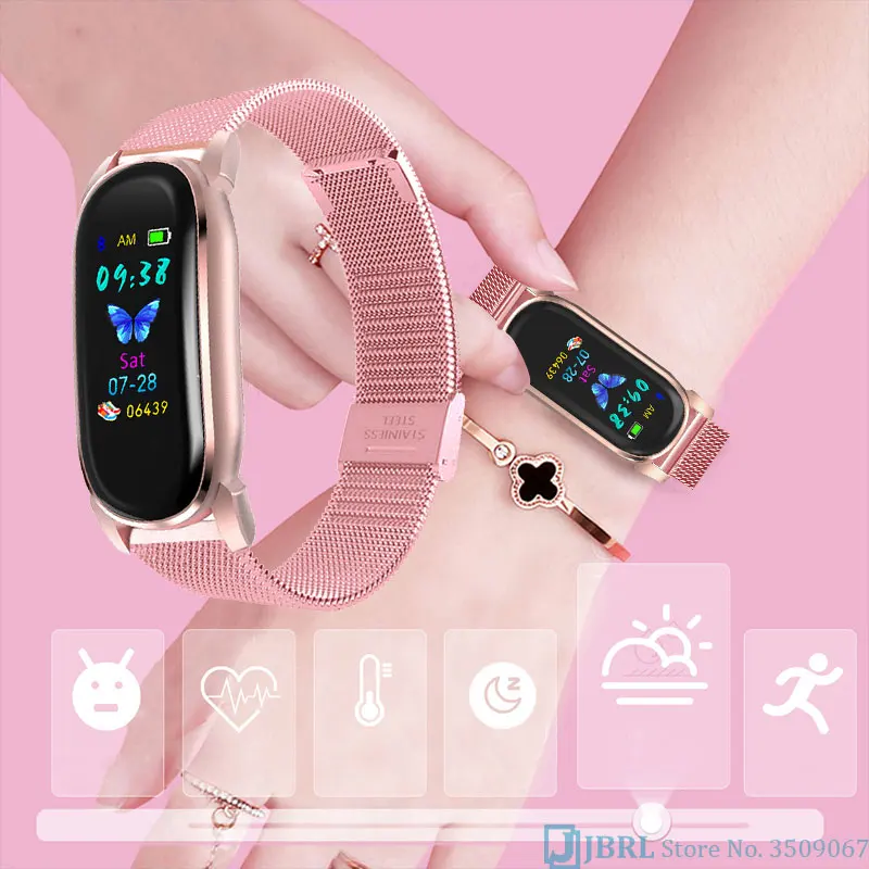 Смарт часы с функцией измерения температуры умные для мужчин и женщин