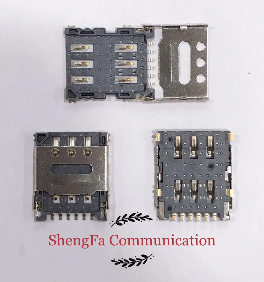 10 шт./Оригинал для Micro Nano SIM флип 6-контактный Разъем карты Детские умные часы