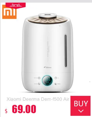 Xiaomi Deerma бытовой увлажнитель воздуха, очиститель воздуха, производитель тумана, синхронизация с интеллектуальным сенсорным экраном, Регулируемое количество тумана 5л