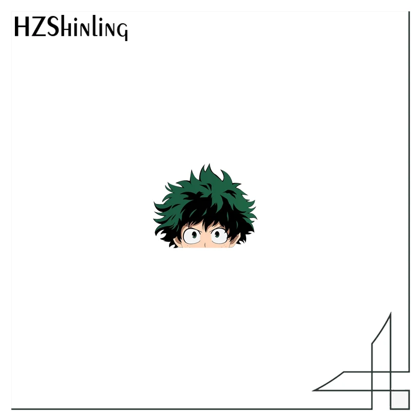 Deku zuku midoriya аниме мой герой Академия акрил значок булавки на лацканы смола