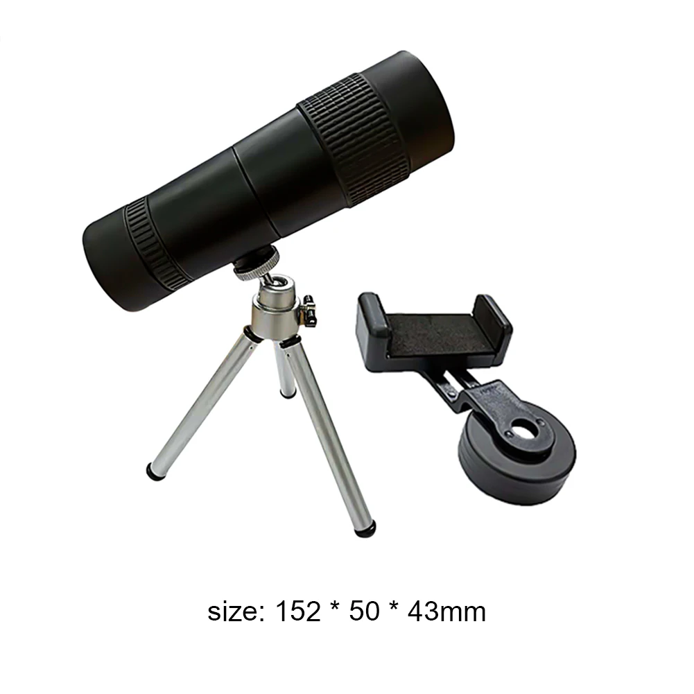 

Zoom 10-30X40 HD Sightseeing Monocular Scope Outdoor Travel Bird Watching Camping Hunting BAK4 Prism Telescope for Smartphone