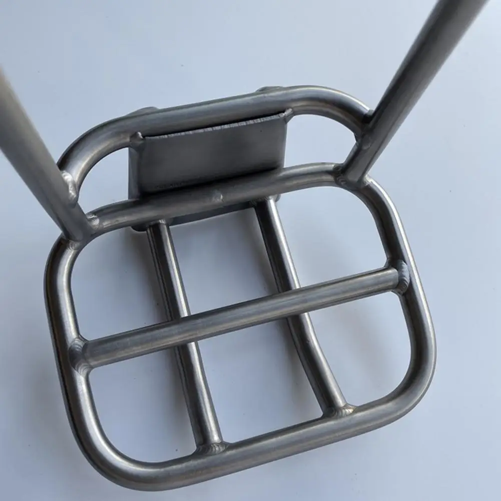 

Portable Titanium Alloy Bicycle Folding Front Rack Bike Shelf Cycle Accessories
