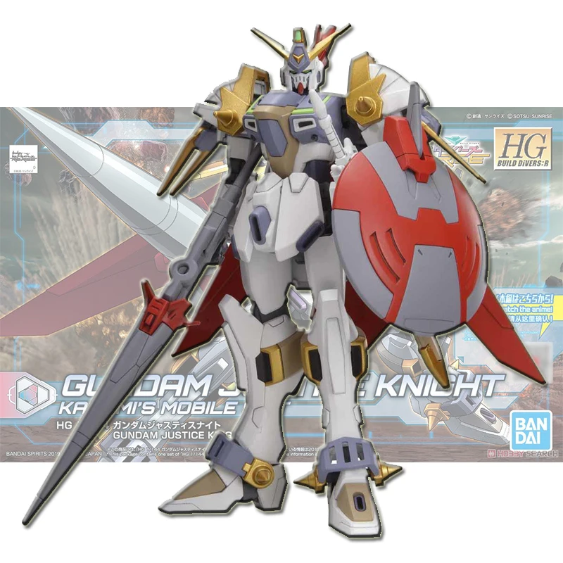 Оригинальная кукла Bandai HG HGBD R04 формирователь RE 1/144 рыцарь справедливости Гандам