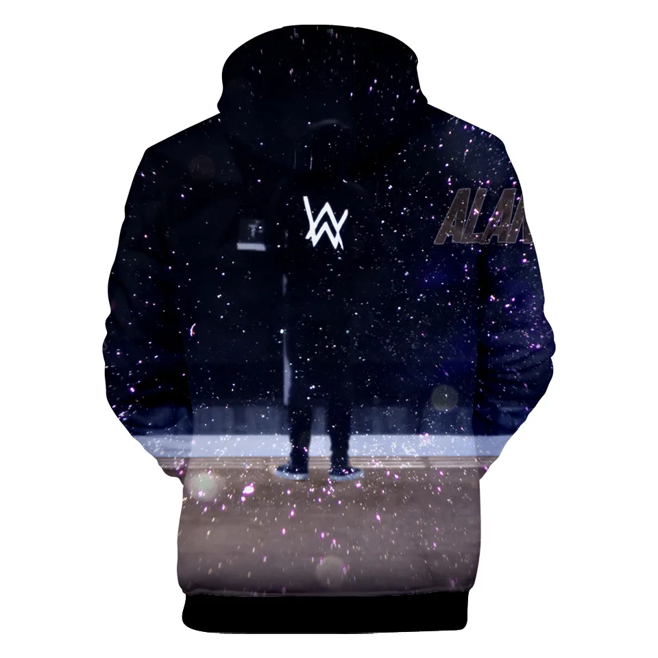 Стиль Alan Walker электронная музыка Tiancai Allen Walker сопутствующие товары осенняя одежда 3D цветная печать Толстовка